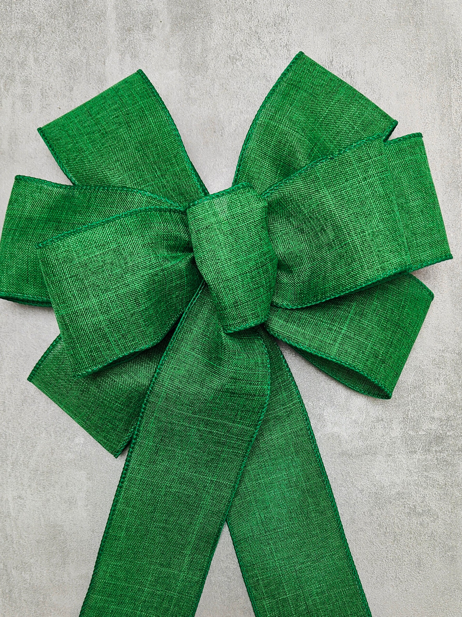 Emerald Green wreath bow wedding Decorations