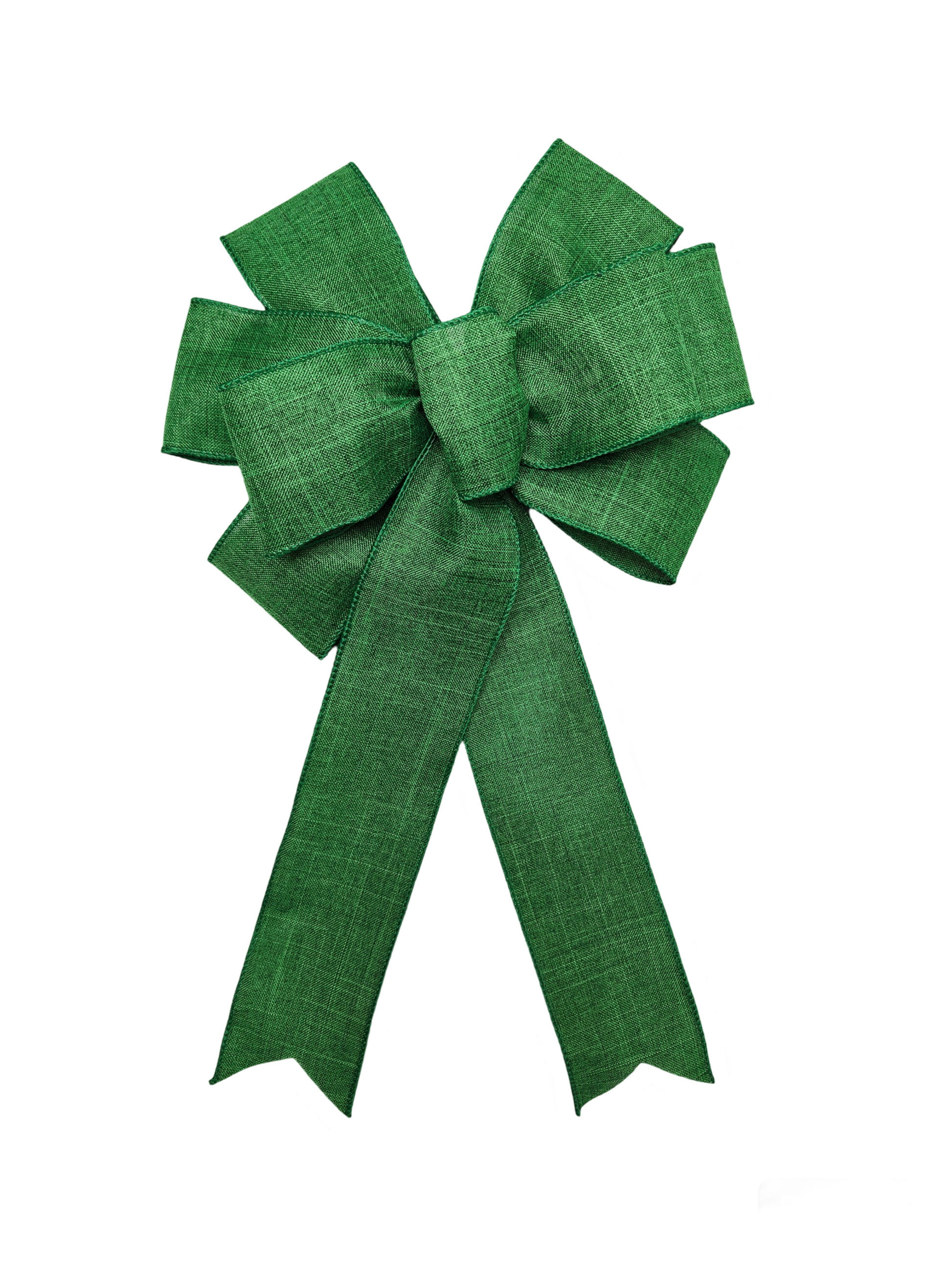 Emerald Green wreath bow Christmas tree topper bow xmas