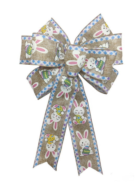 Beige Easter Egg Bunny