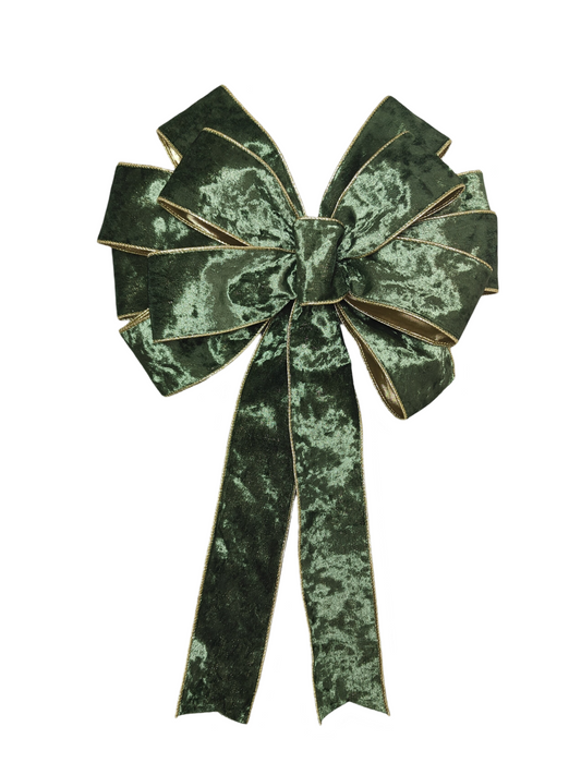 Deluxe Green Velvet Bow